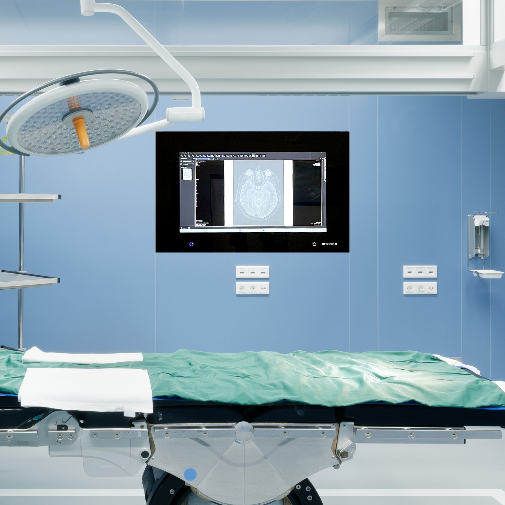 Monitoreinheit im Wandsystem 43" Zoll - HT Group Onlineshop