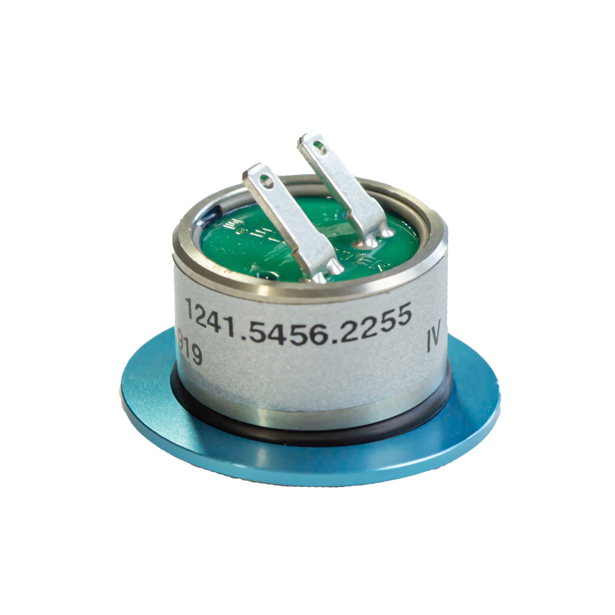 Snap - in Taster Piezo, blau, mit Pfeil - shop.htgroup