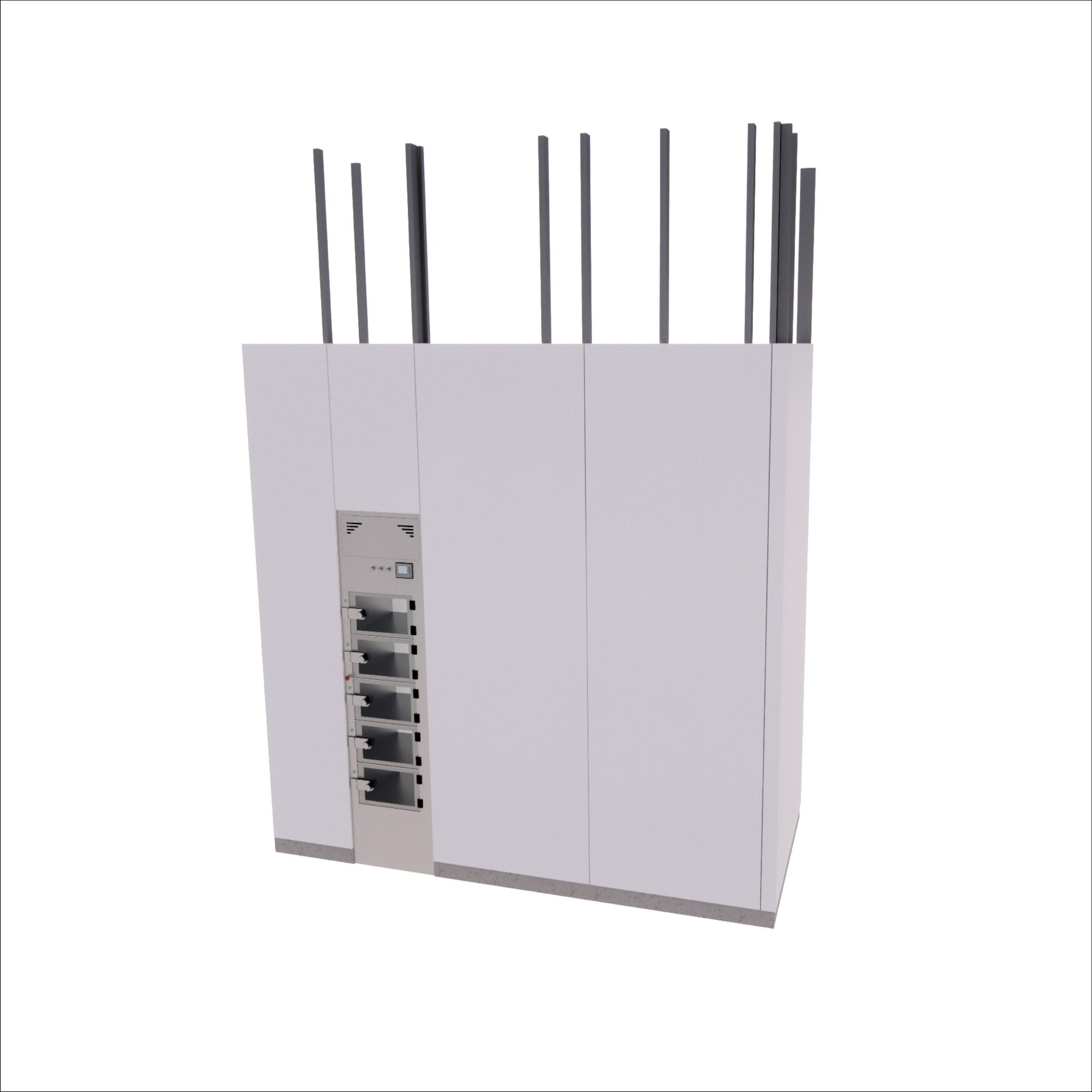 Teilaktive 5 - 10 Kammern Materialschleuse - HT Group Onlineshop